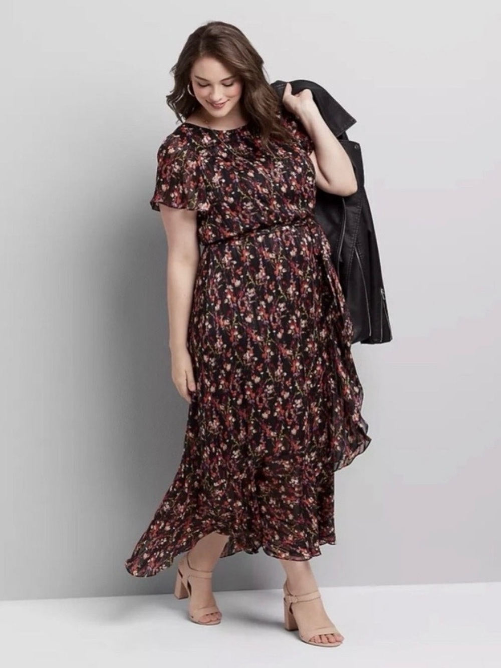 Lane Bryant Shimmer Midi Dress